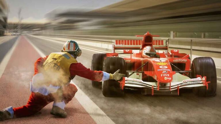 a formula 1 race car