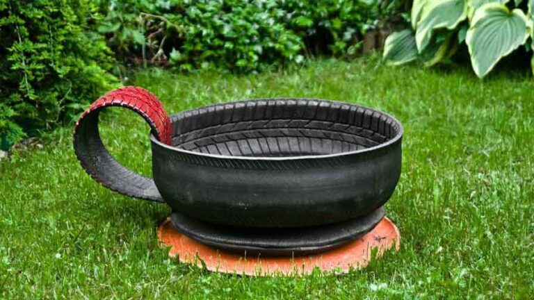 diy tire recycling project