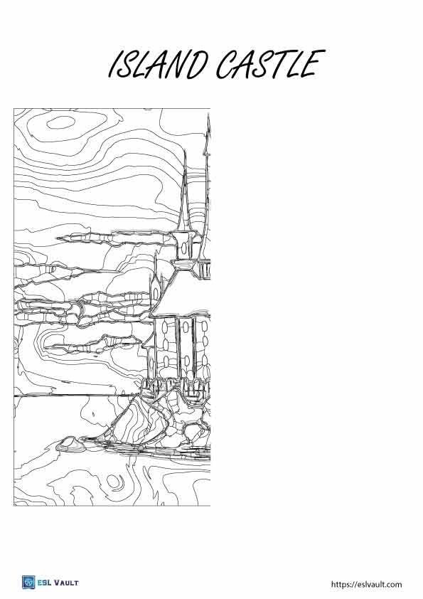 island castle finish the drawing
