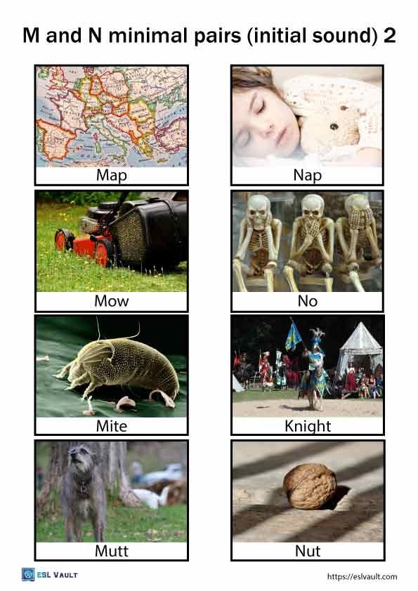 m and n minimal pairs intial sound 2