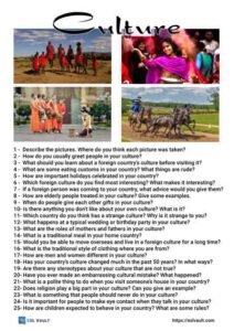 25 discussion questions about culture
