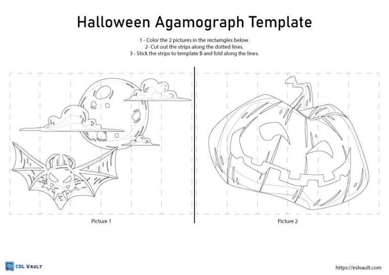Halloween agamograph template