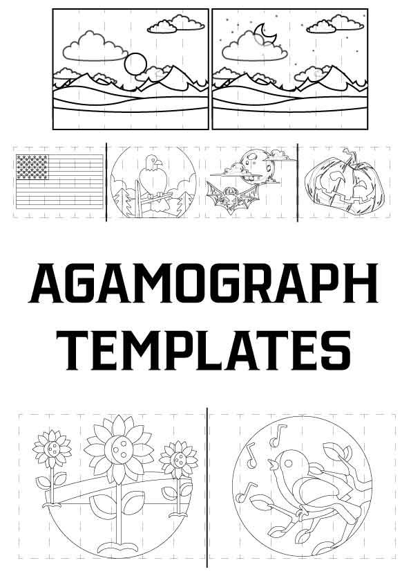 free printable agamograph templates
