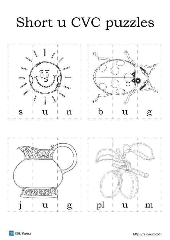 short u cvc puzzle