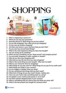 25 shopping discussion questions