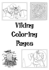 viking coloring pages featured image