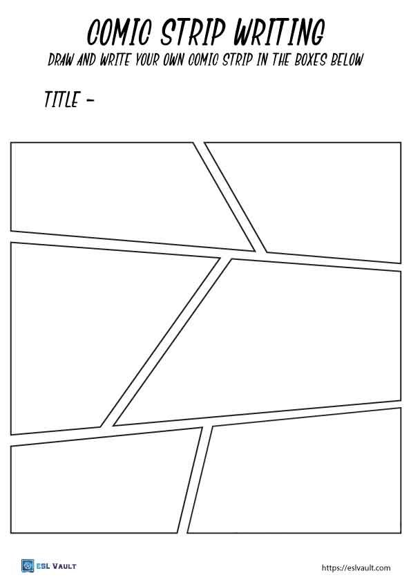 free printable blank comic book pages 1