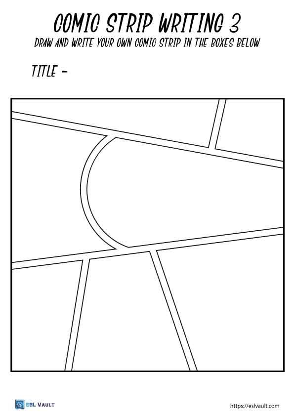 free printable blank comic book pages 3
