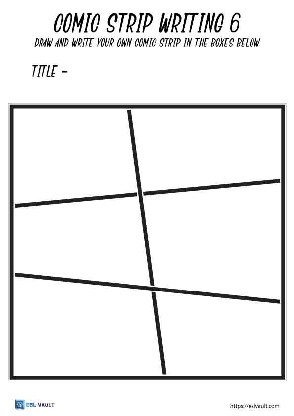 free printable blank comic book pages 6