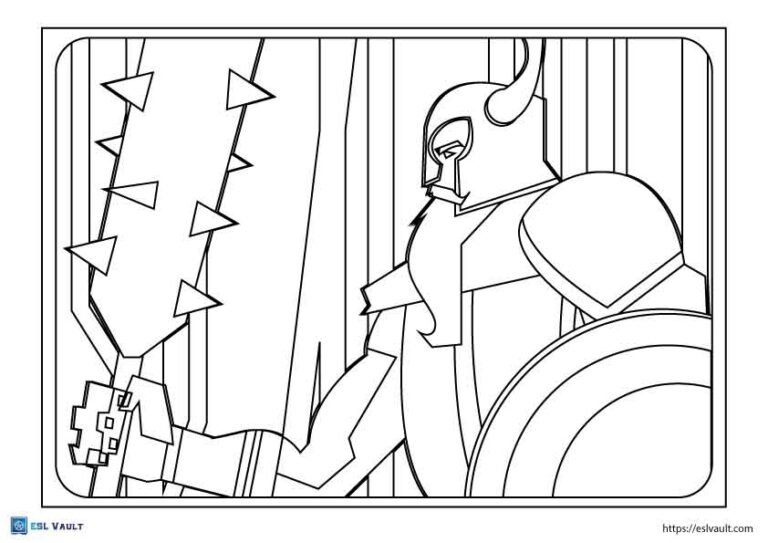 mace viking coloring pages pdf