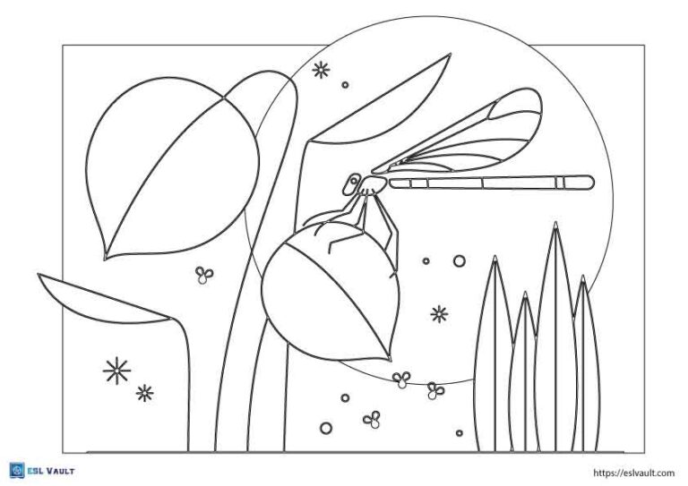 secondary colors coloring pages
