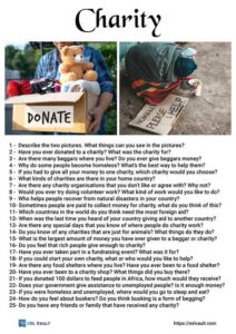 25 charity conversation questions