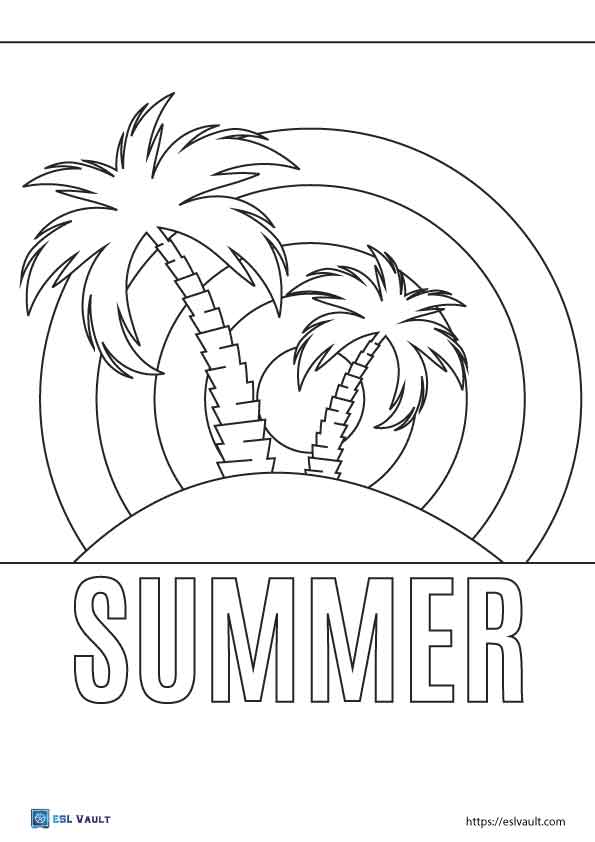 19 palm tree coloring pages - ESL Vault