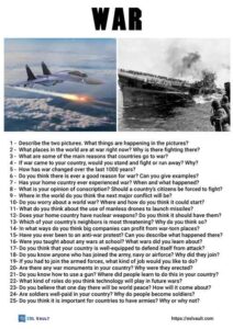 25 war conversation questions