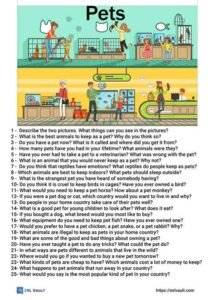 25 pets conversation questions