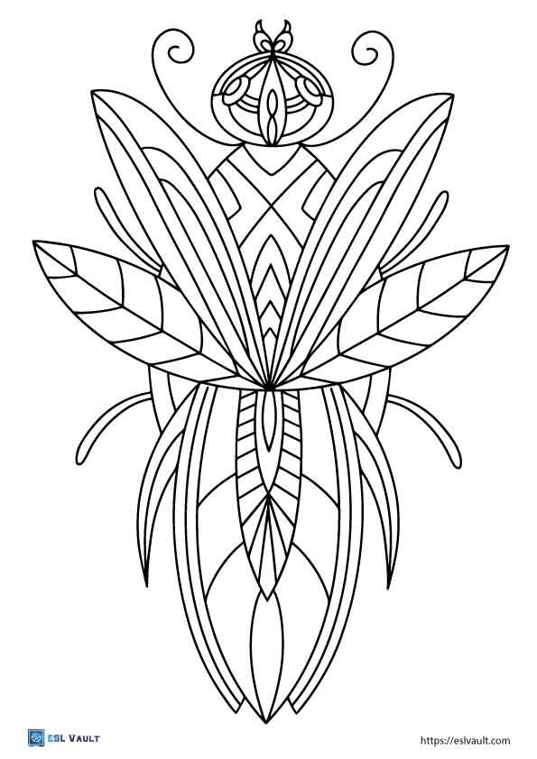 free beetle coloring pages