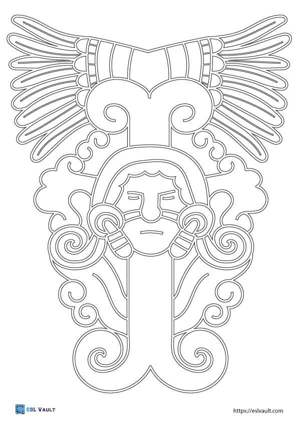 29 free pdf aztec coloring pages esl vault