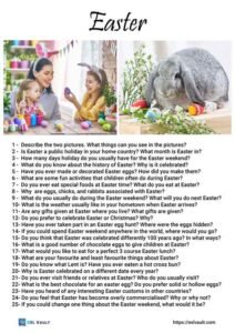 25 easter conversation questions
