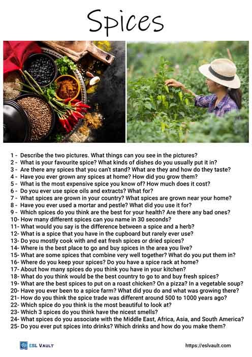 25 spice conversation questions