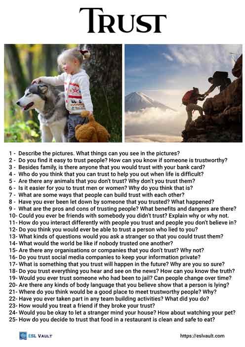 25 trust conversation questions
