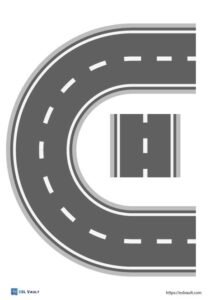 9 free printable roads pdf pages - ESL Vault