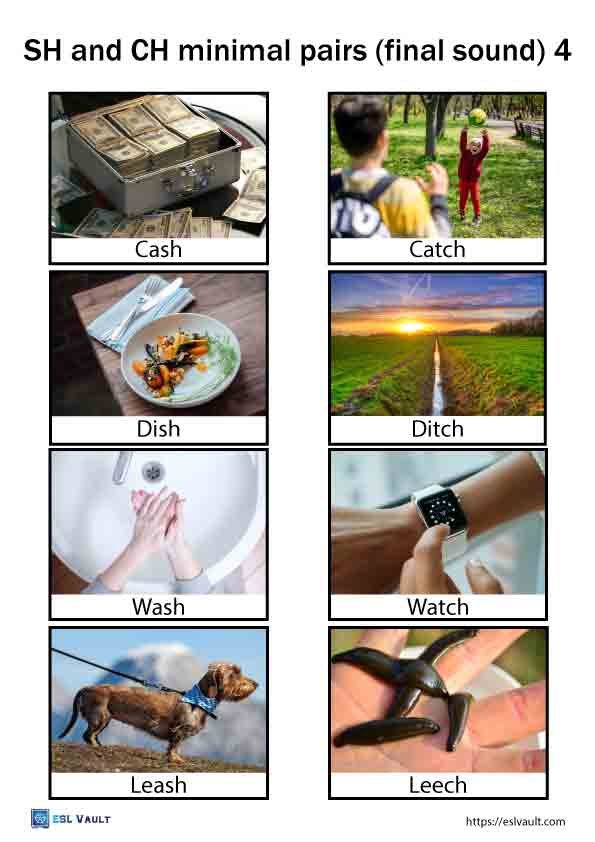 sh and ch minimal pairs 4