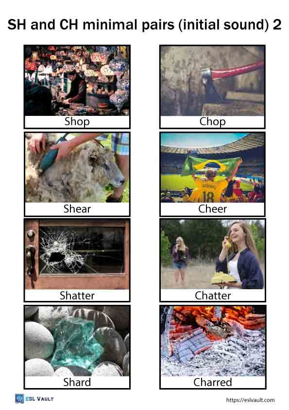 sh and ch minimal pairs 2