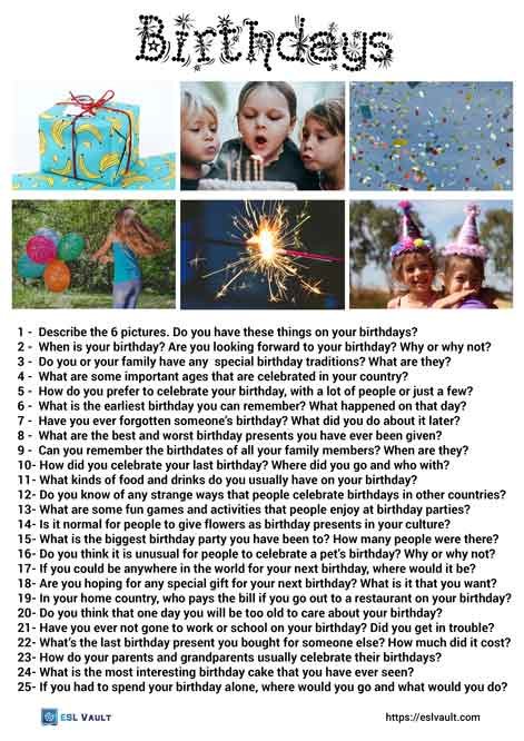 25 birthday conversation questions