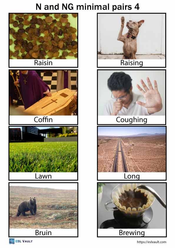 minimal pairs n and ng 4