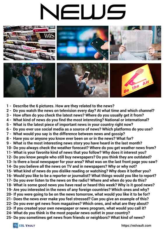 25 news conversation questions