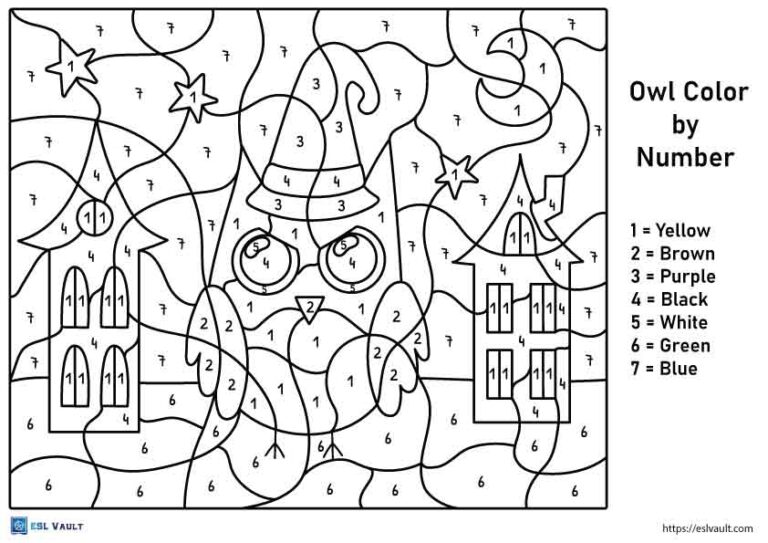 paint by number coloring pages