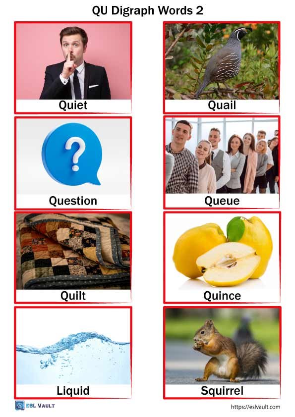 qu digraph wordss with pictures 2