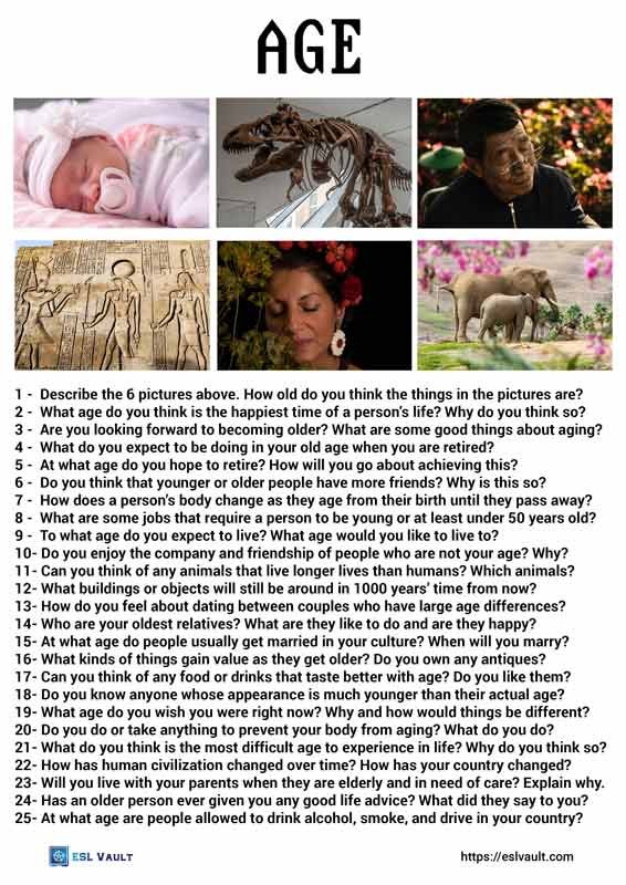 25 age conversation questions