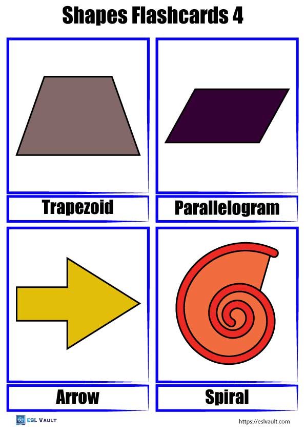 2d shapes flashcards 4