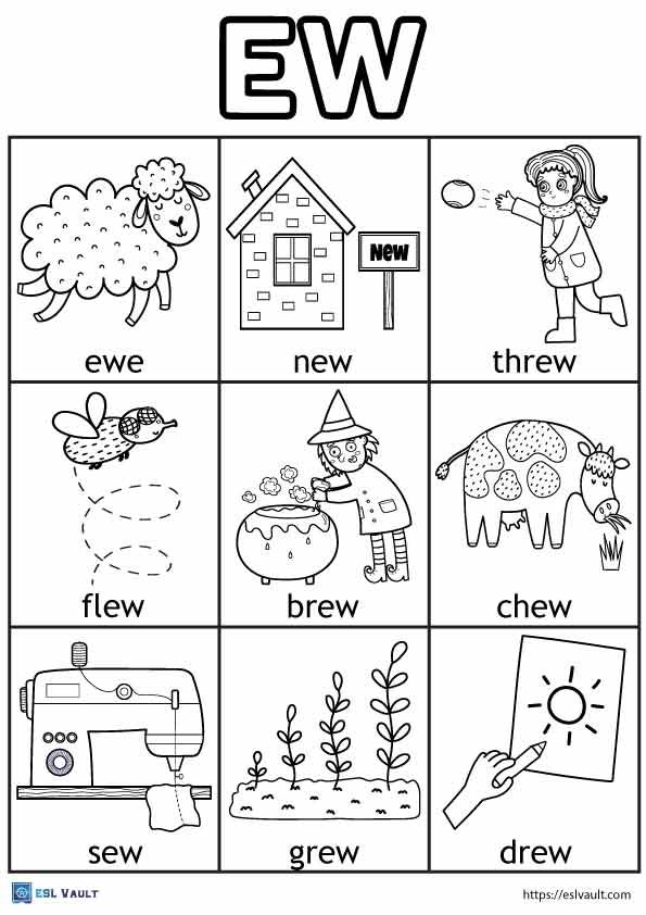 ew digraph coloring pages