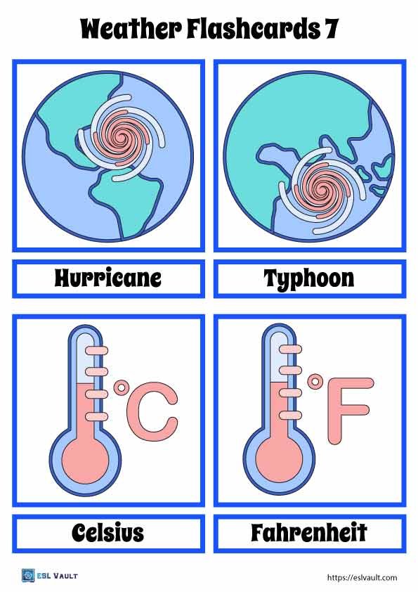 weather flashcards pdf free 7