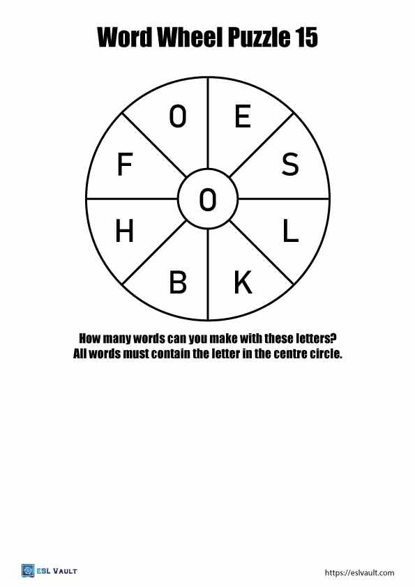 word wheel puzzles 15