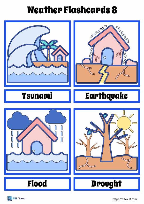 free weather flashcards 8