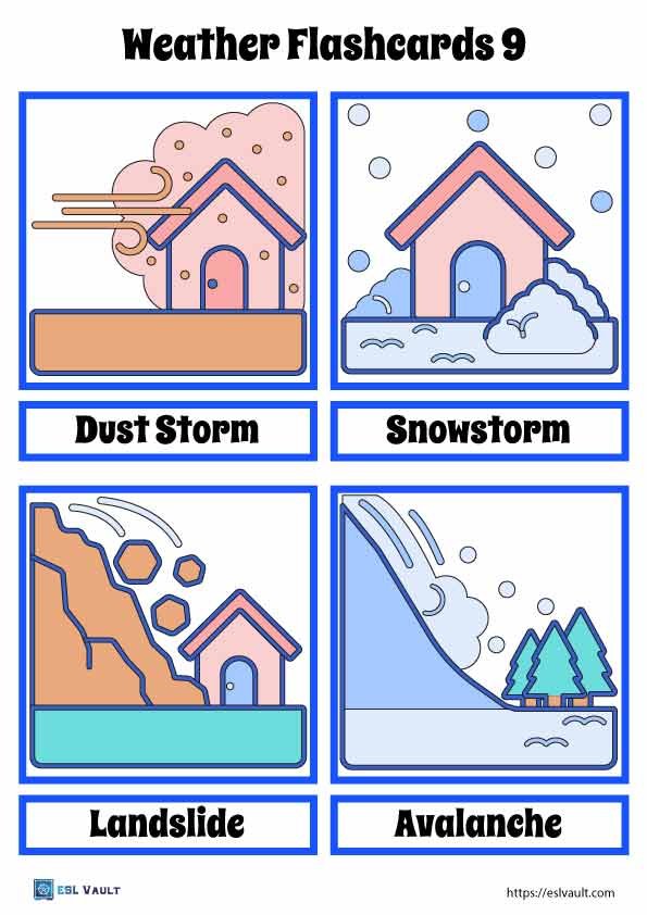 free weather flashcard pdf 9