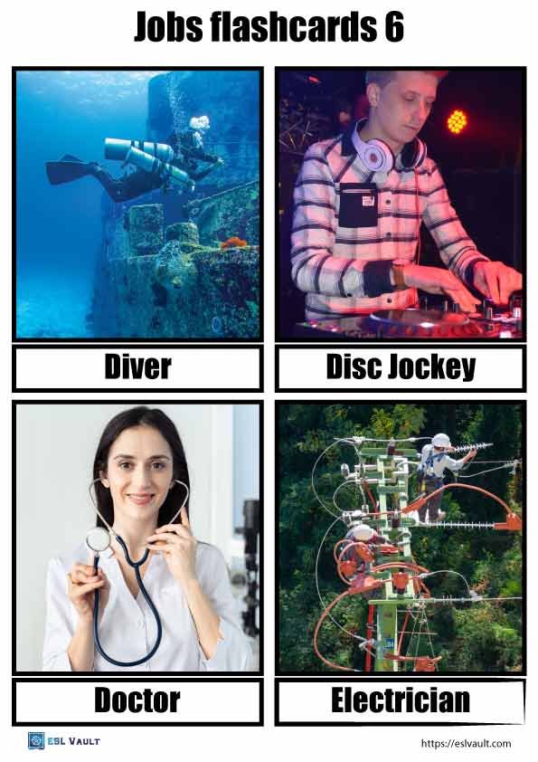 jobs and occupations flashcards 6