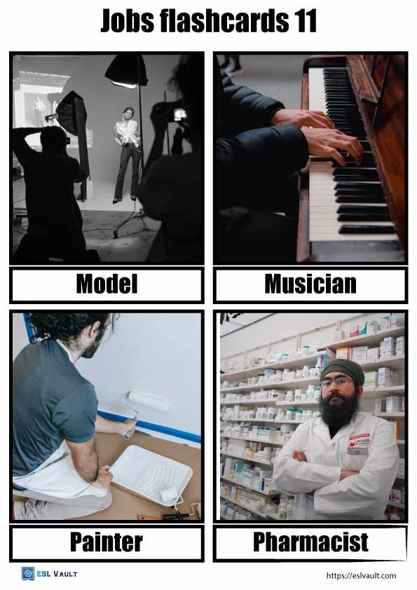 jobs flashcards free printable 11