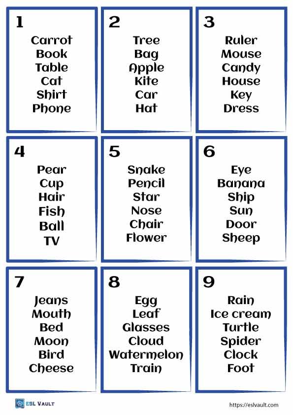 pictionary cards PDF 1