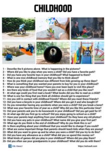 25 childhood conversation questions