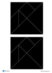 32 free printable tangram puzzles (PDF) - ESL Vault