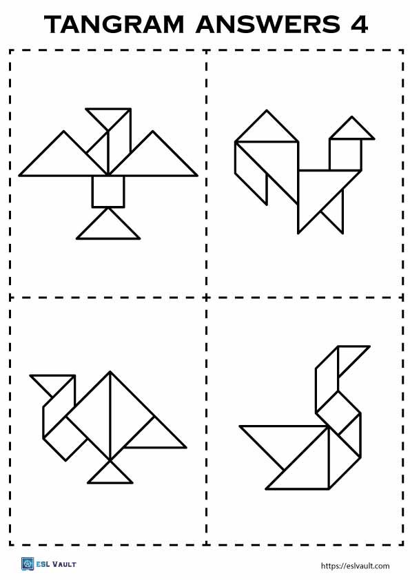 tangram puzzles answers 4