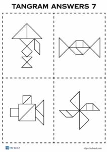 32 Free Printable Tangram Puzzles (pdf) - Esl Vault