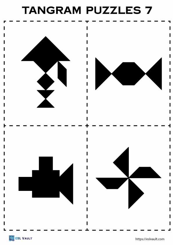 tangram puzzles to print free 7