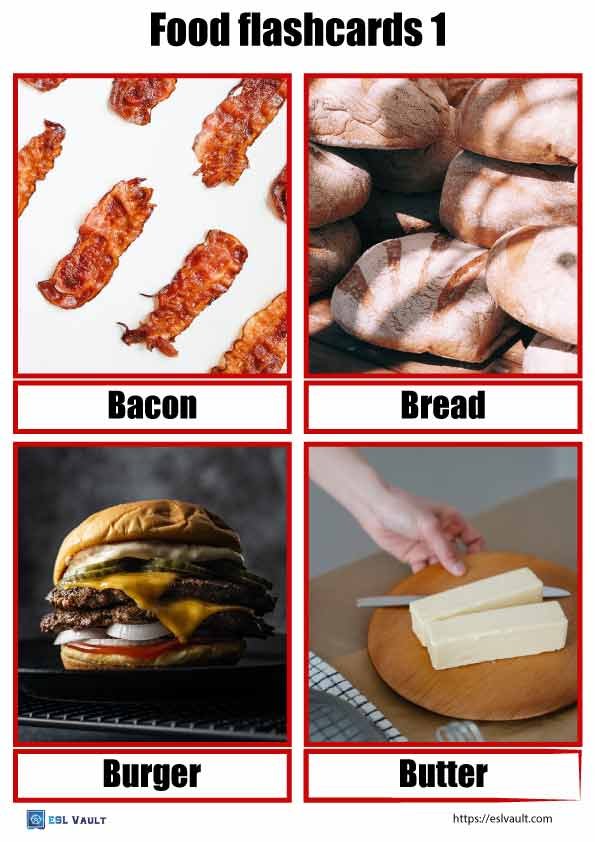 food flashcards 1