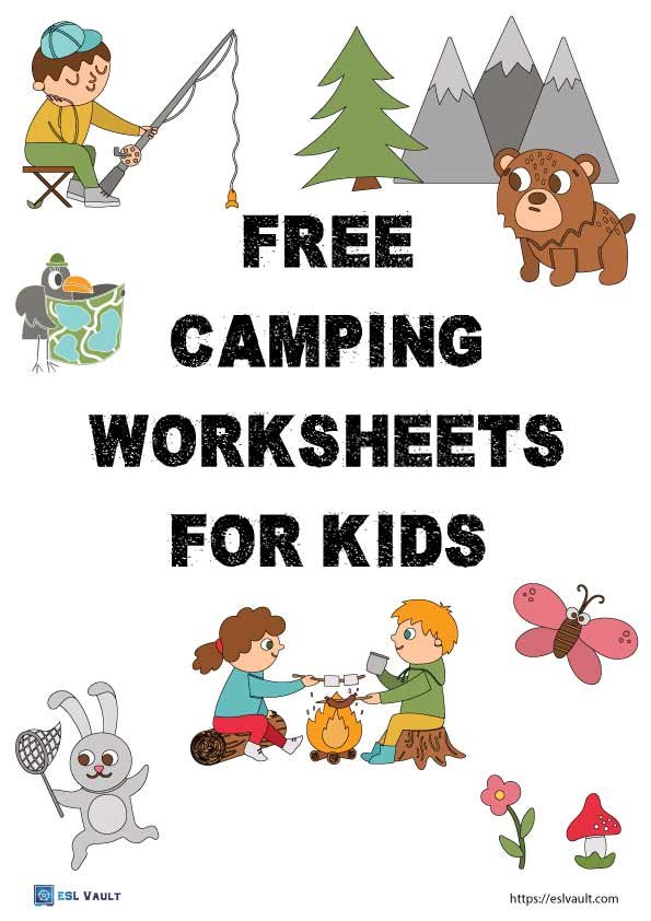 free camping worksheets for kids