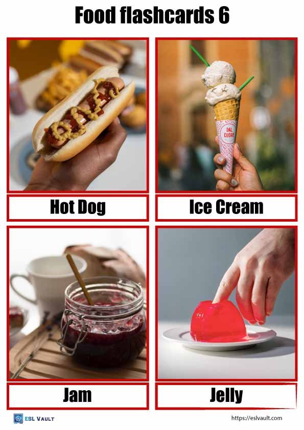 printable food flashcards 6